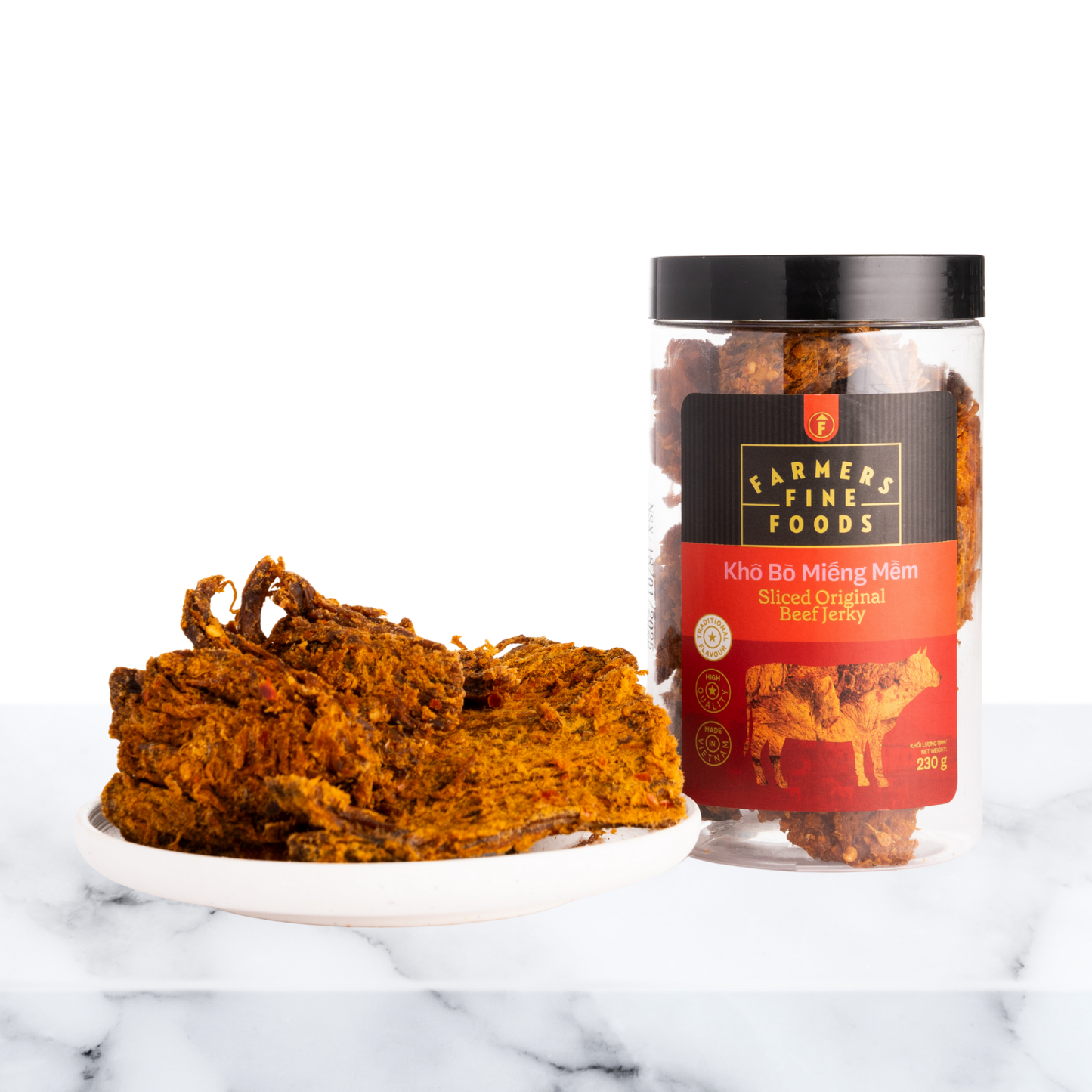 Khô bò miếng mềm Farmers Fine Foods 230G