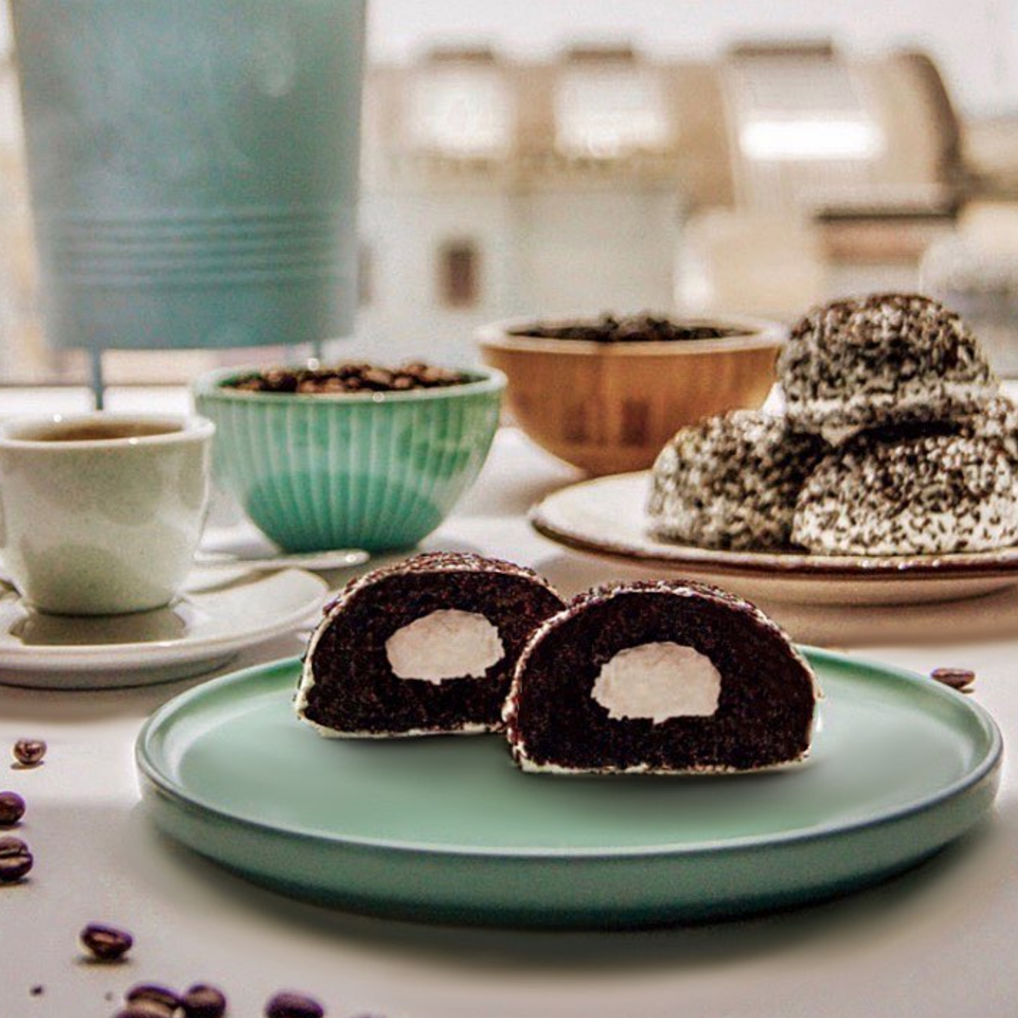 Bánh bông tuyết Vị cà phê Massimo