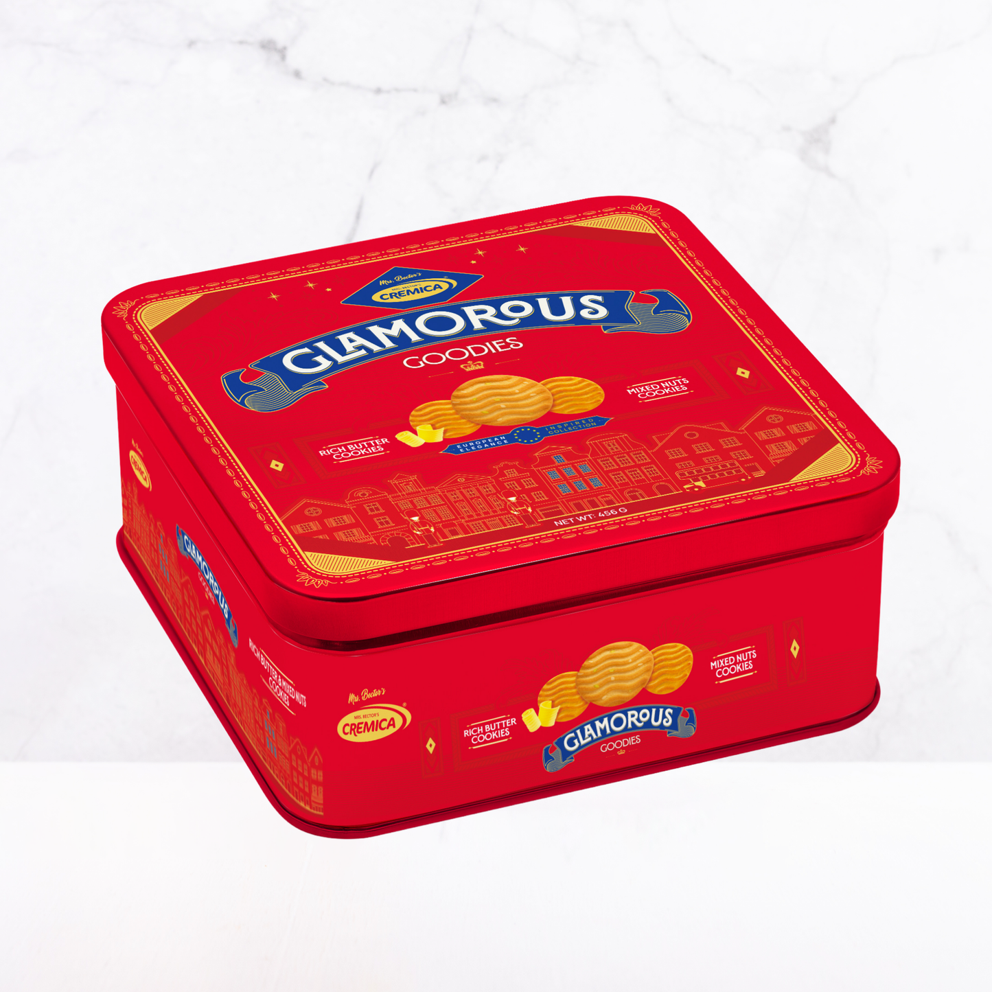 Bánh quy bơ và hạt dẻ Cremica Glamorous Goodies 456 g