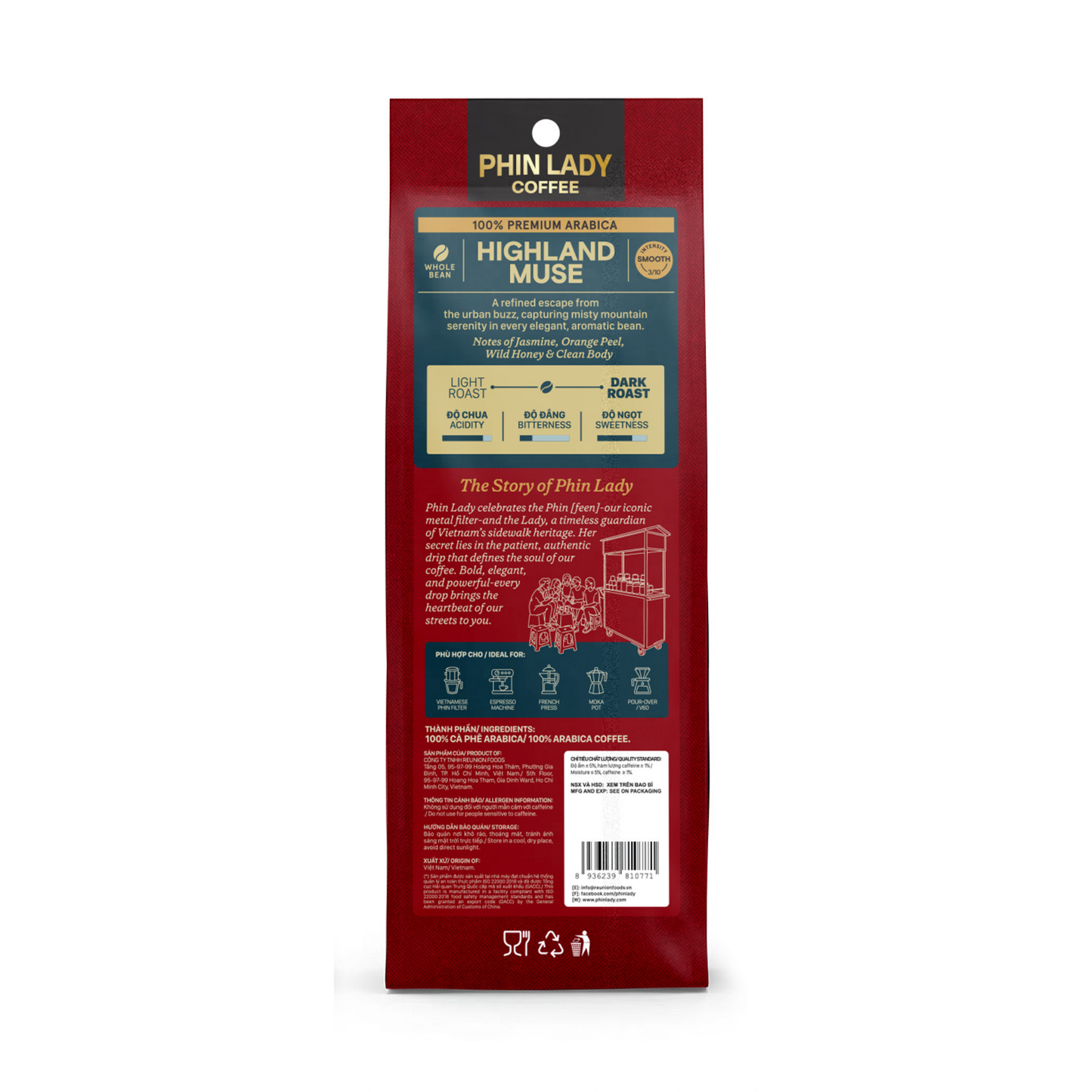 100% Arabica | Highland Muse Coffee (Whole Beans) A refined escape from