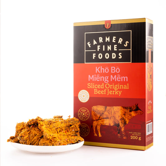 Khô bò miếng mềm Farmers Fine Foods 200G
