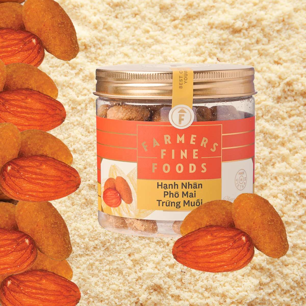 Farmers Fine Foods Cheese Almonds 170 g