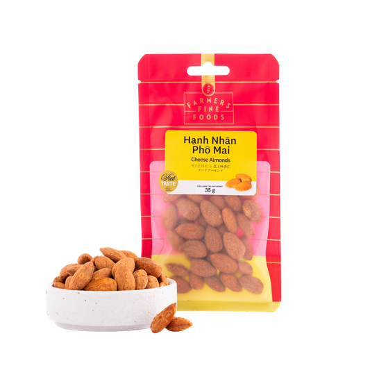 Hạnh nhân phô mai Farmers Fine Foods 35 g
