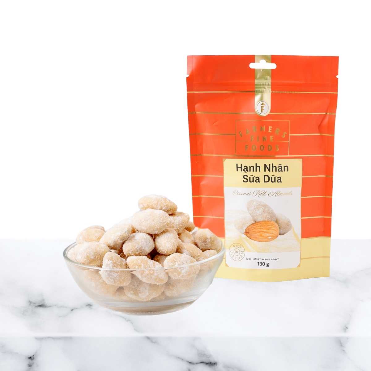 Farmers Fine Foods Coconut Milk Almonds 130 g