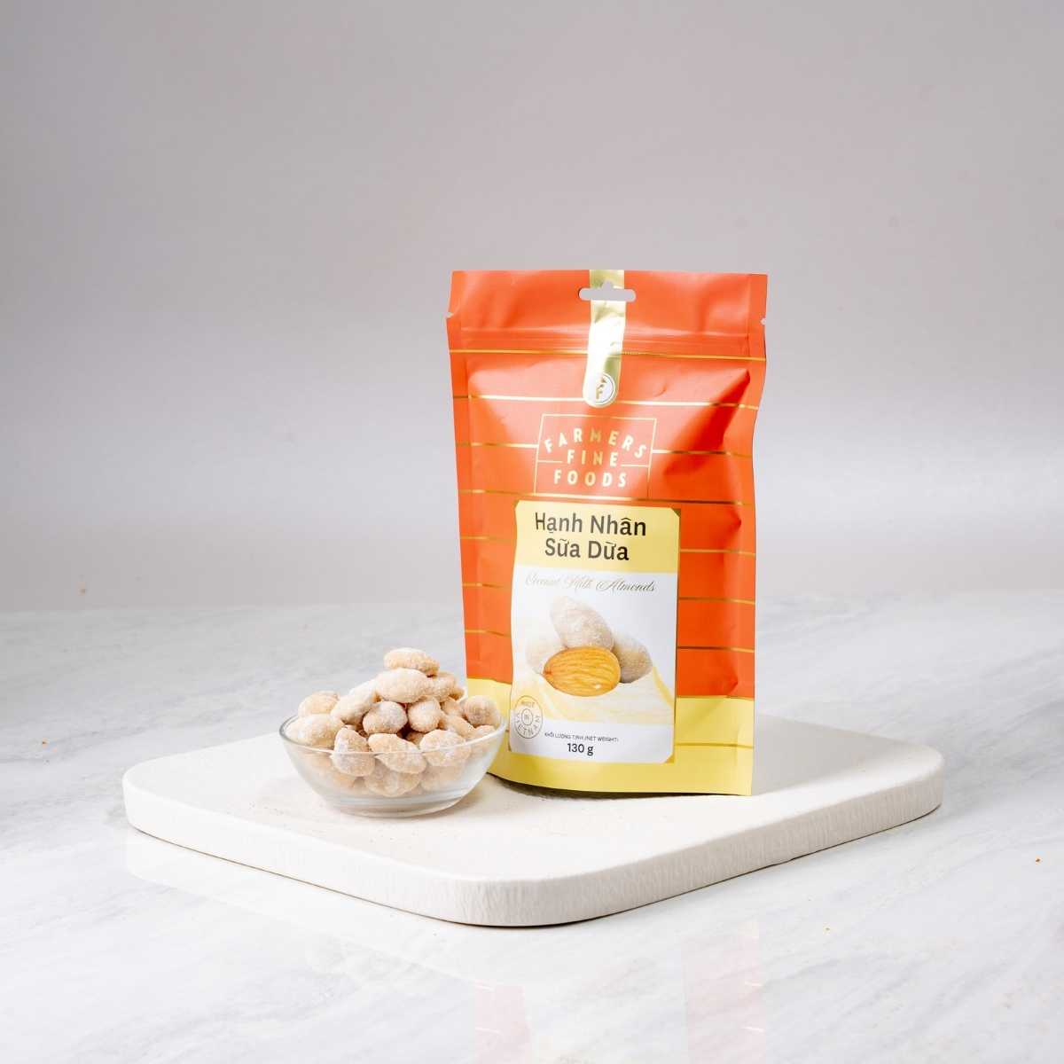 Farmers Fine Foods Coconut Milk Almonds 130 g