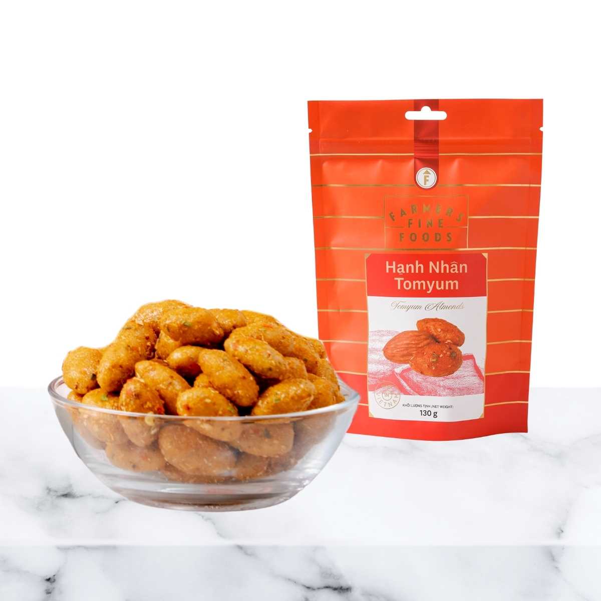 Farmers Fine Foods Tomyum Almonds 130 g