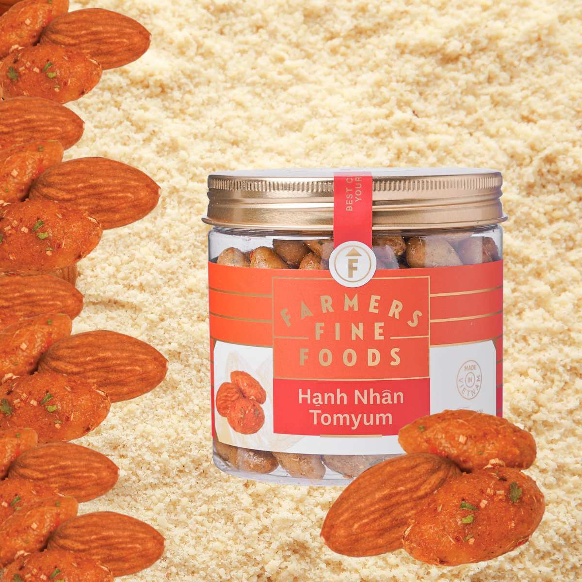 Farmers Fine Foods Tomyum Almonds 170 g