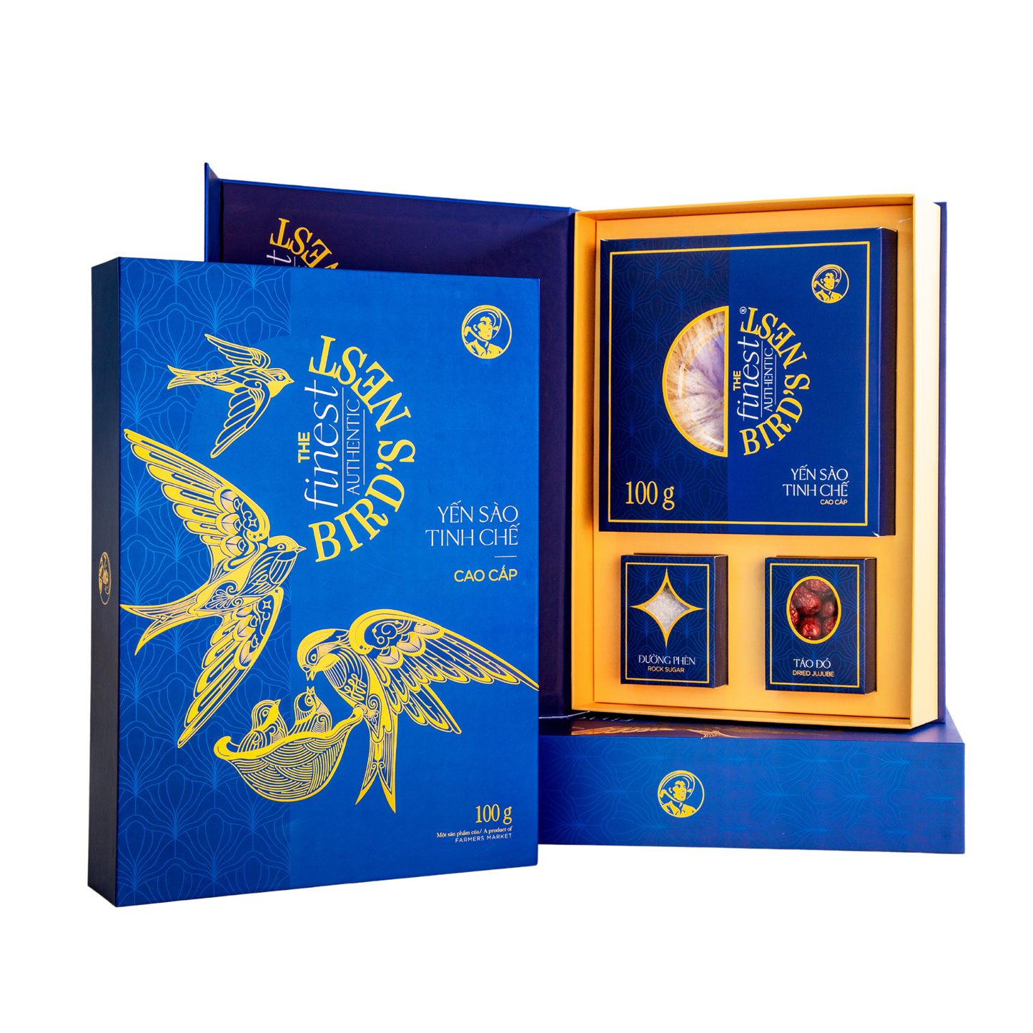 Hộp quà tặng Premium Tổ yến cao cấp The Finest Bird's Nest 100 g
