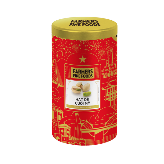 Hạt dẻ cười mỹ Farmers Fine Foods 160 g (Hộp thiếc)