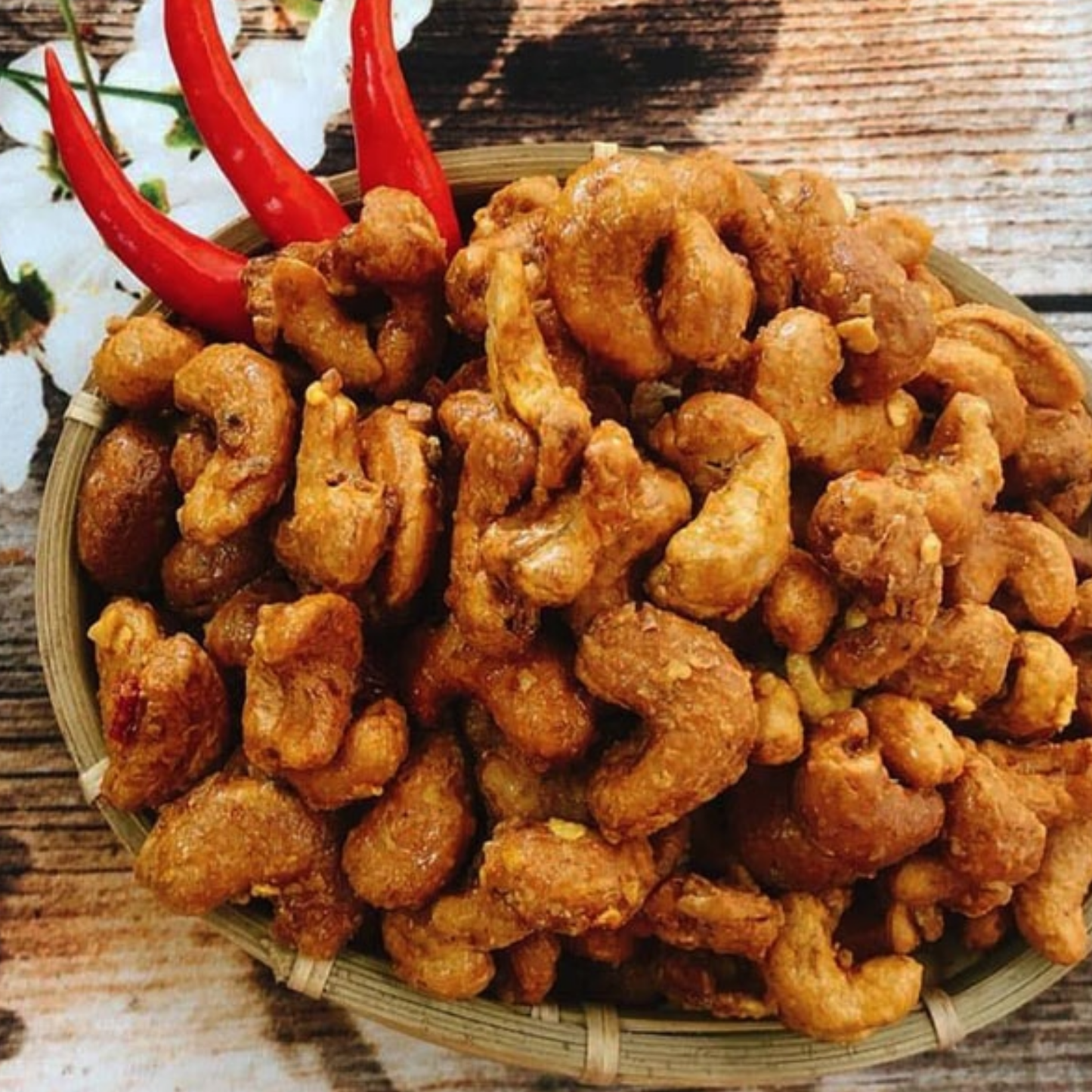 Hạt điều tỏi ớt Farmers Fine Foods 140 g ( Hủ nhựa )