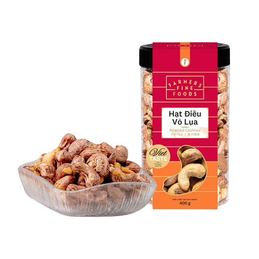 Hạt điều vỏ lụa Farmers Fine Foods 400 g