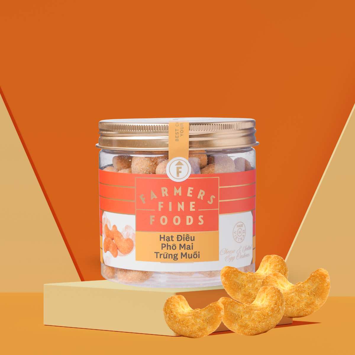 Farmers Fine Foods Salted Egg Cheese Cashews 170 g