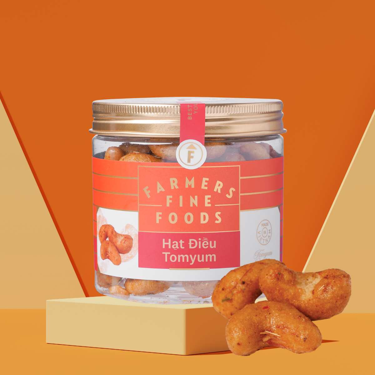 Farmers Fine Foods Tomyum Cashews 170 g