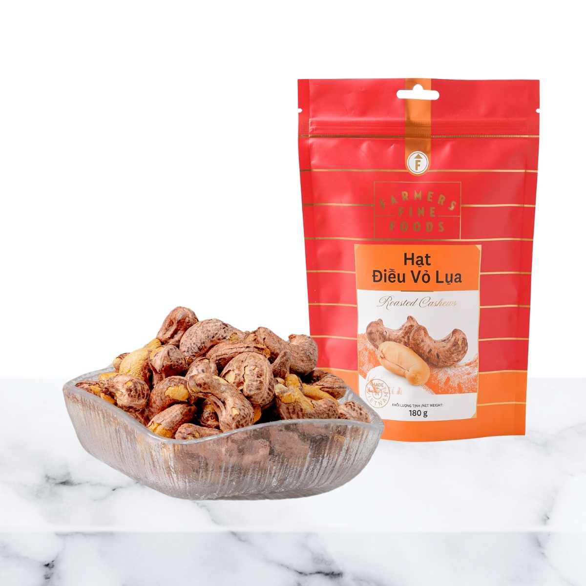 Farmers Fine Foods Cashews in Shell 180G/Bag