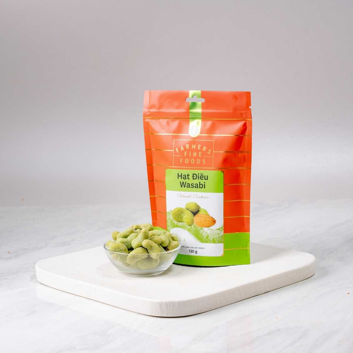Farmers Fine Foods Wasabi Cashews 130 g