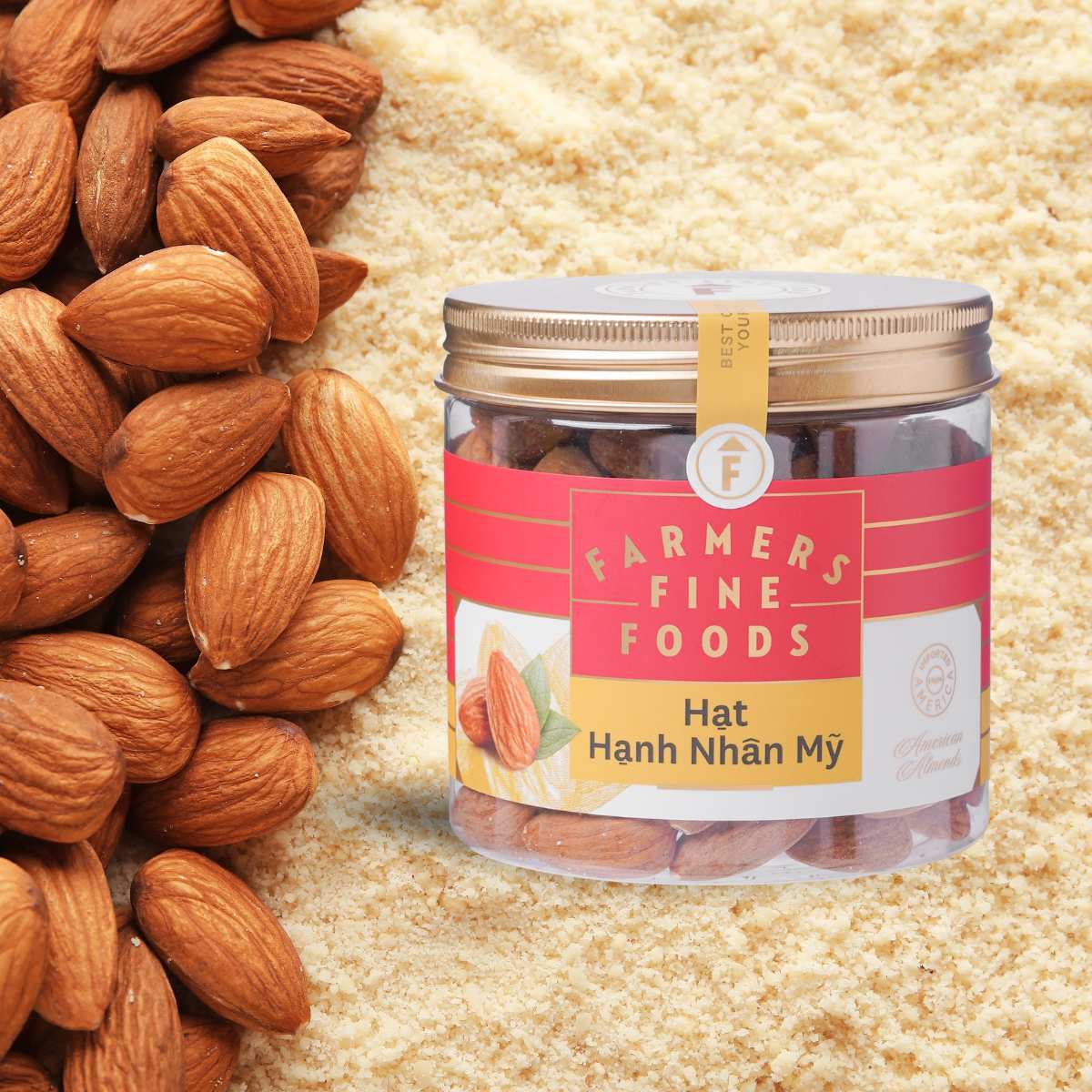 Farmers Fine Foods American Almonds 200G (Jar)