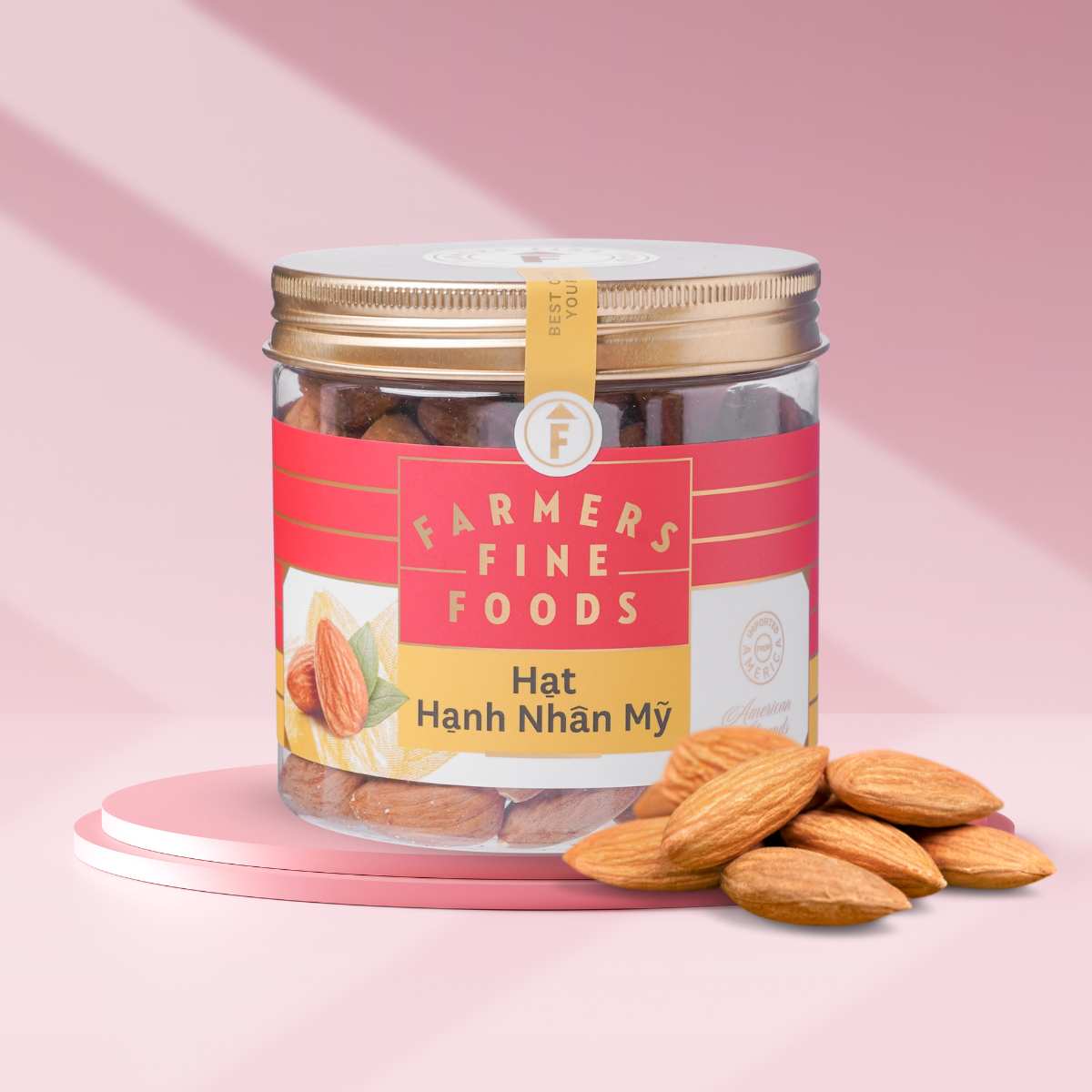 Farmers Fine Foods American Almonds 200G (Jar)