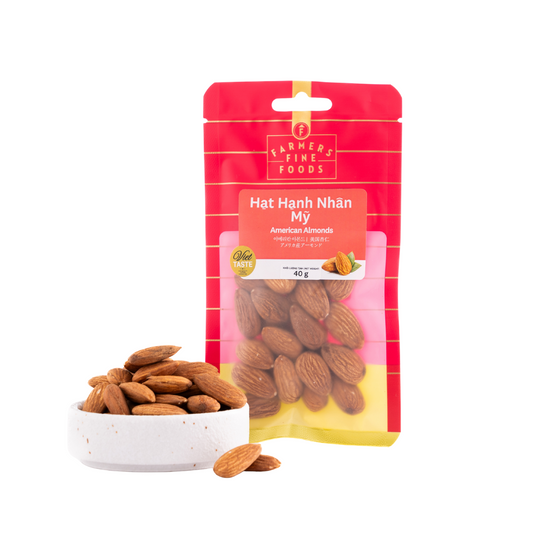 Hạt hạnh nhân mỹ Farmers Fine Foods 40 g