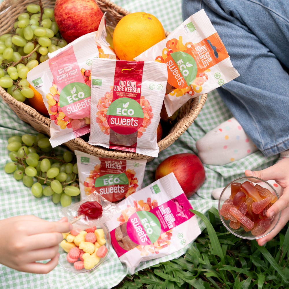 Kẹo dẻo hữu cơ vị cola hình chai ECO Sweets 75 g