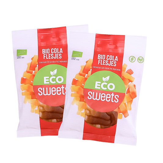 Kẹo dẻo hữu cơ vị cola hình chai ECO Sweets 75 g