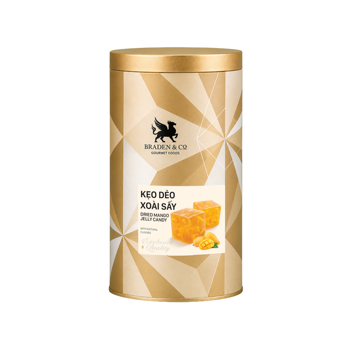 Kẹo dẻo xoài sấy Braden & Co 100g