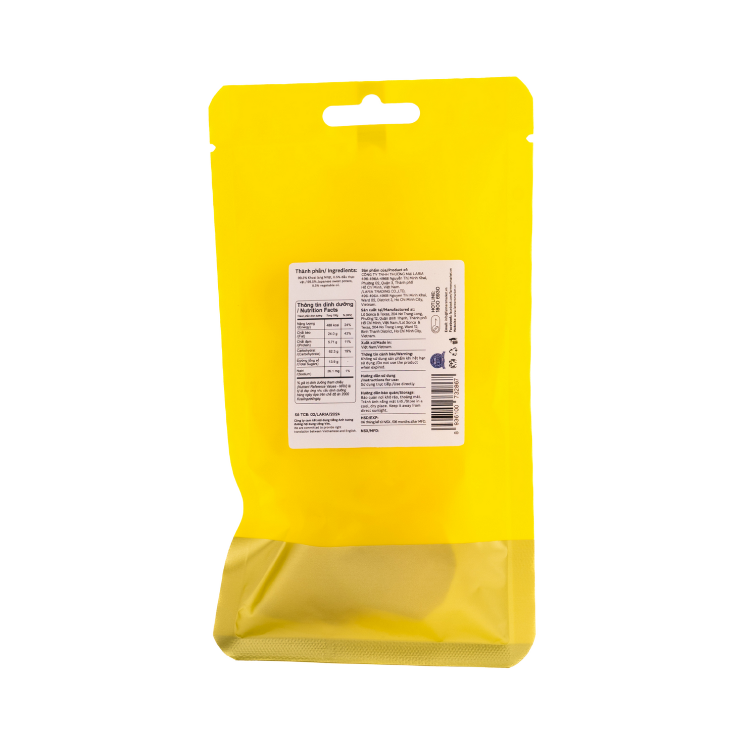 Khoai lang Nhật sấy giòn Farmers Fine Foods 30 g