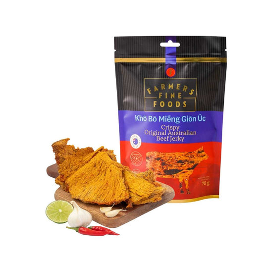 Farmers Fine Foods Australian Crispy Beef Jerky 70g
