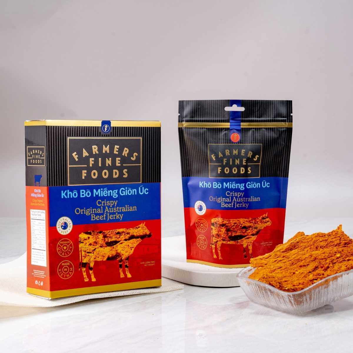 Farmers Fine Foods Australian Crispy Beef Jerky 100 g
