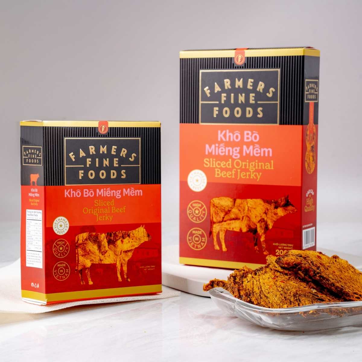 Farmers Fine Foods Soft Beef Jerky 100g/Box