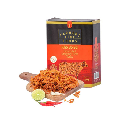 Farmers Fine Foods Beef Jerky 100g/Box