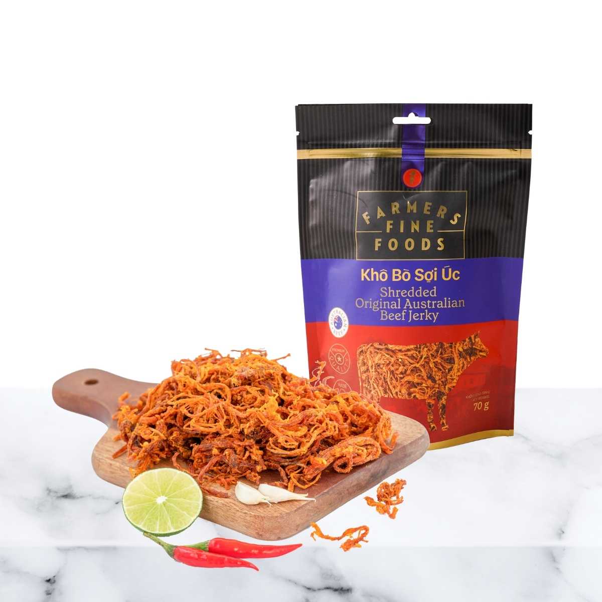 Farmers Fine Foods Australian Beef Jerky 70 g