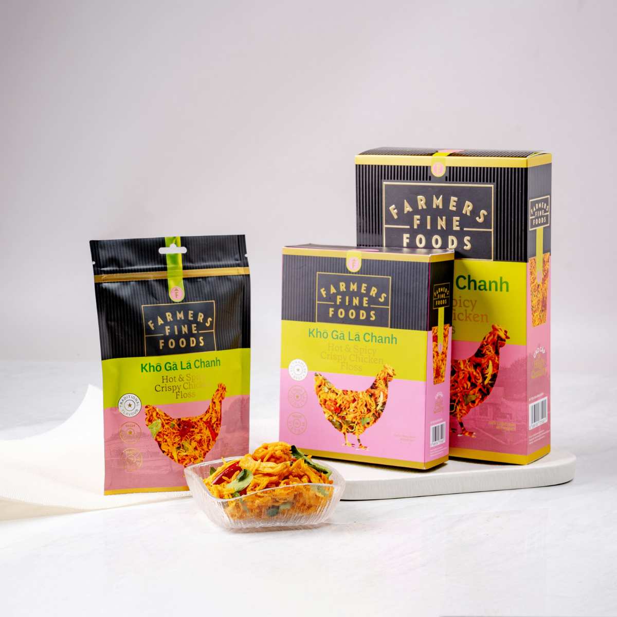 Farmers Fine Foods Dried Chicken with Lemon Leaves 100G