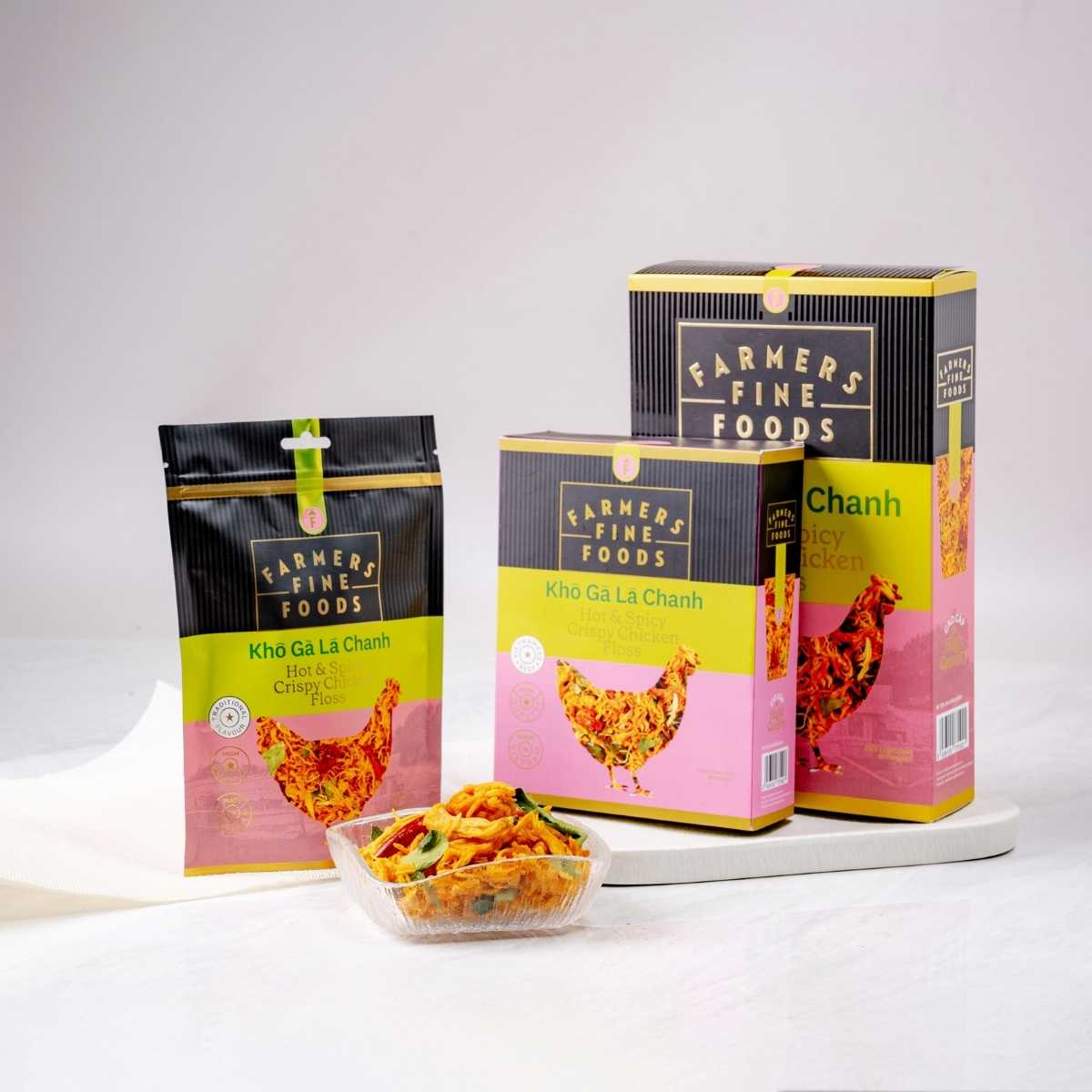 Farmers Fine Foods Dried Chicken with Lemon Leaves 100g/ Bag