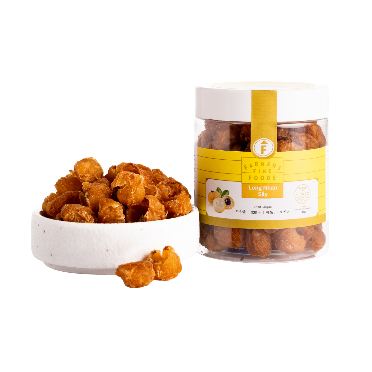 Long nhãn sấy Farmers Fine Foods 80 g