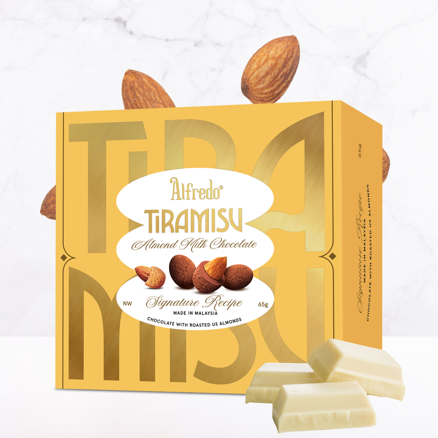 Almond milk chocolate Alfredo tiramisu cheese 65 g