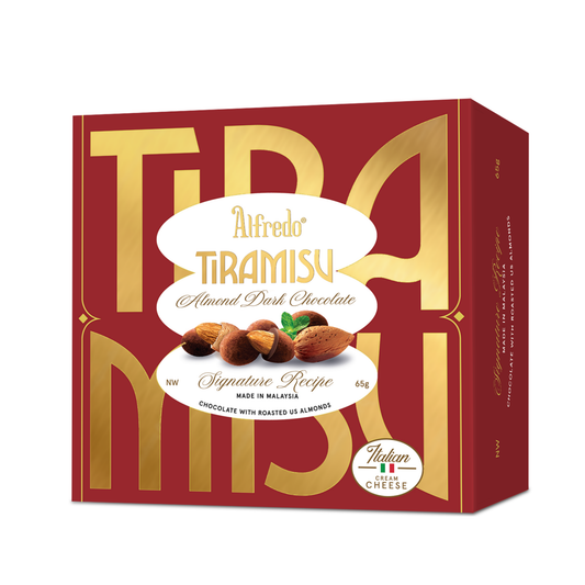 Alfredo tiramisu cheese almond dark chocolate 65G