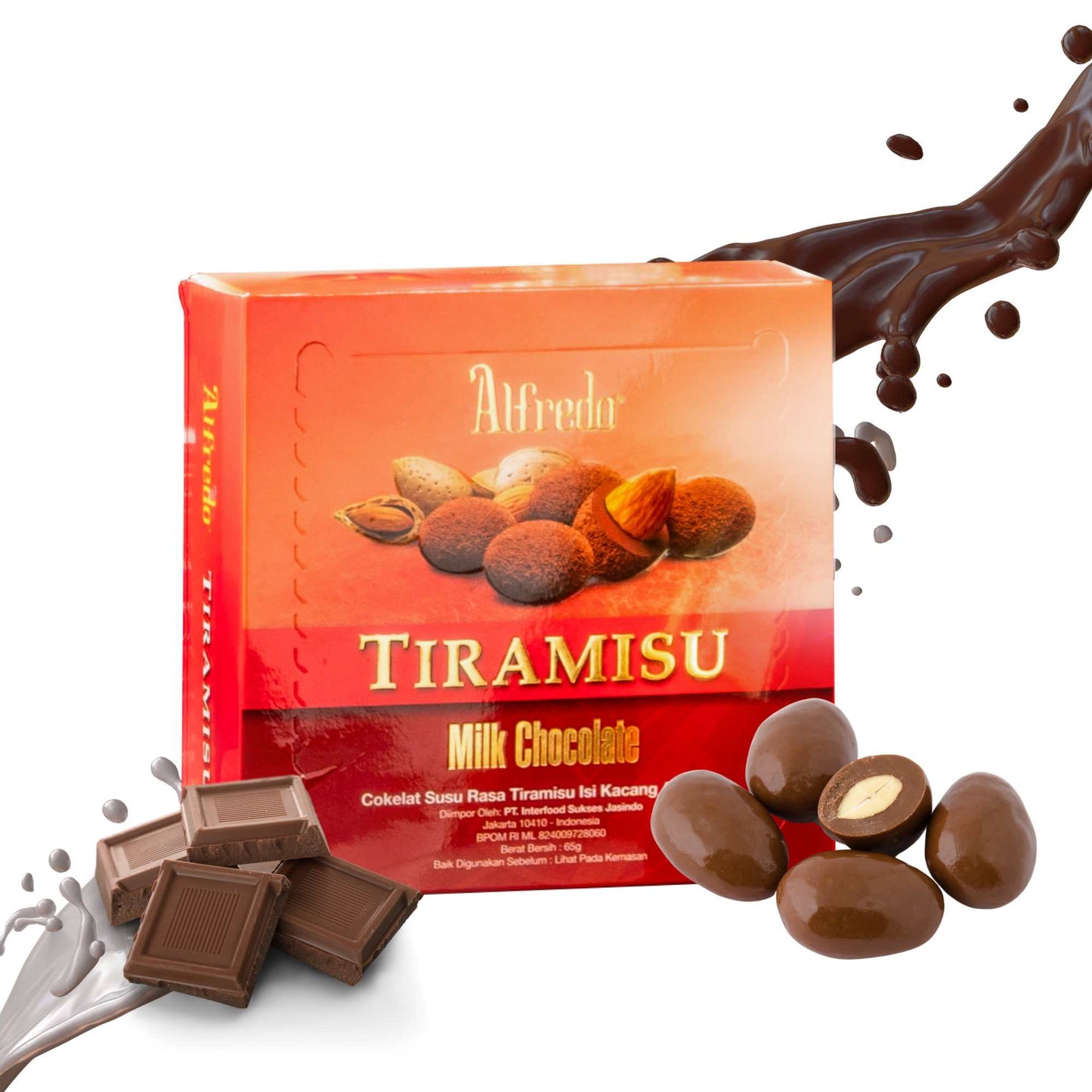 Almond milk chocolate Alfredo tiramisu 65 g