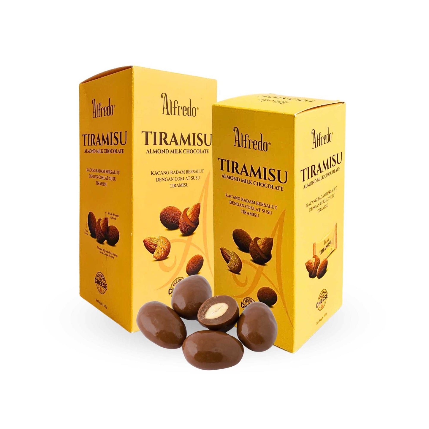 Almond milk chocolate Alfredo tiramisu cheese 180G
