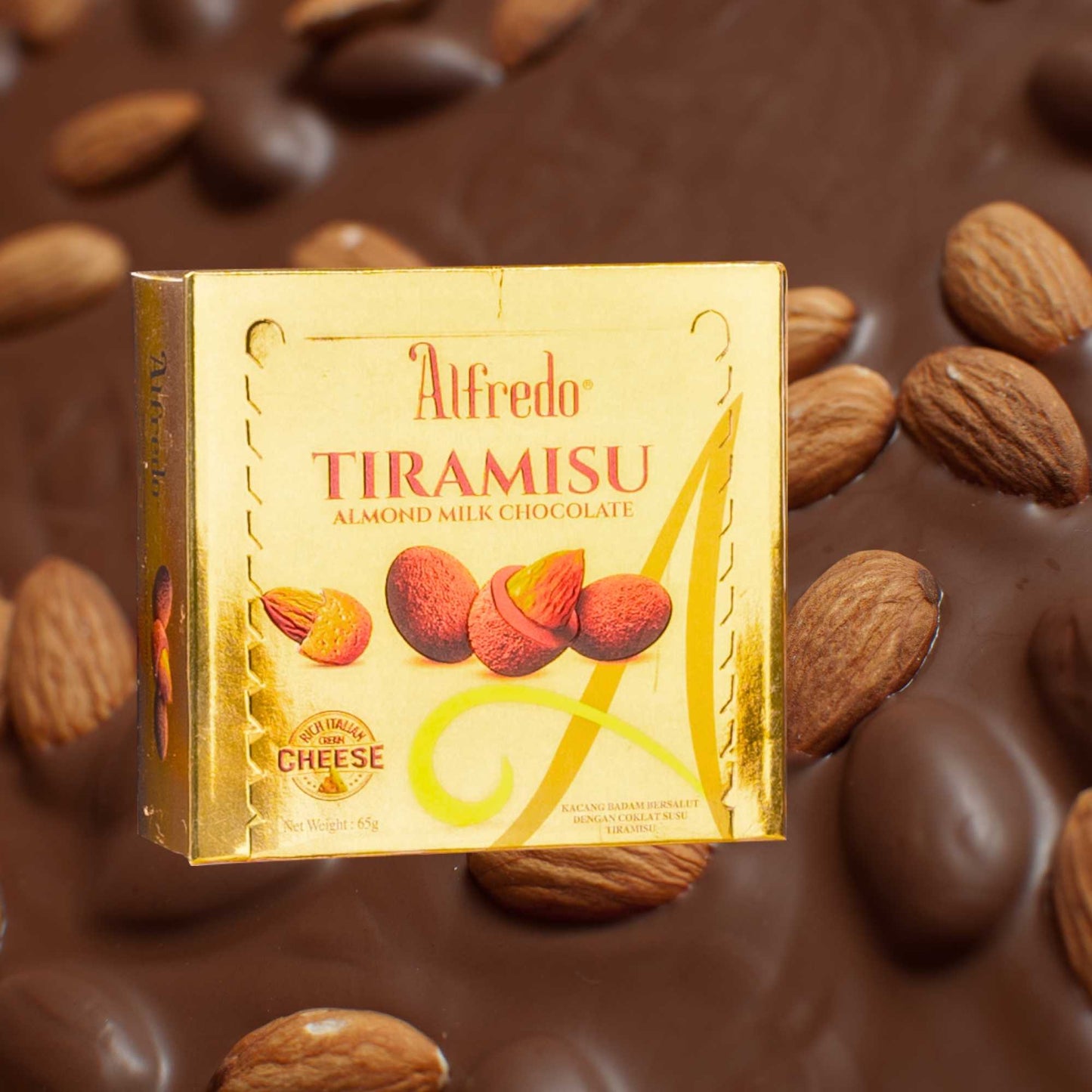 Almond milk chocolate Alfredo tiramisu cheese 65 g