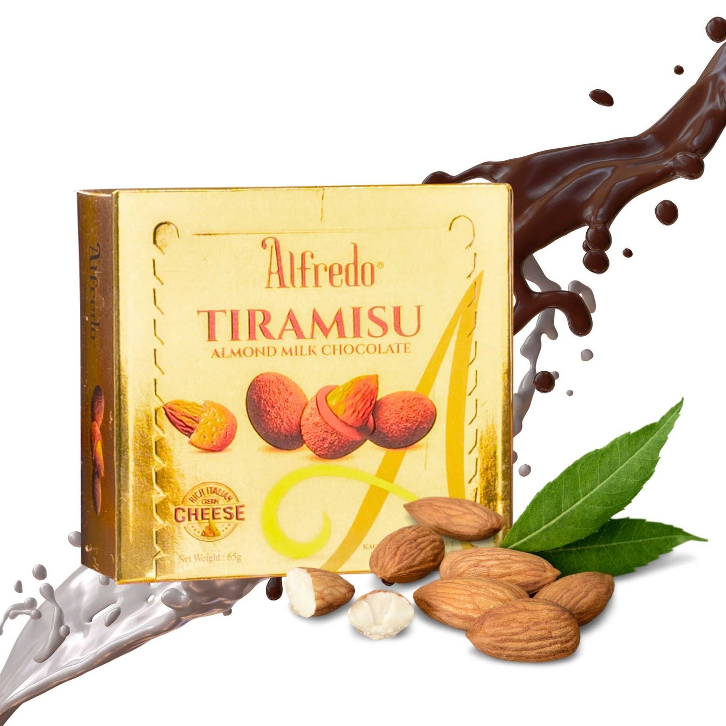 Almond milk chocolate Alfredo tiramisu cheese 65 g