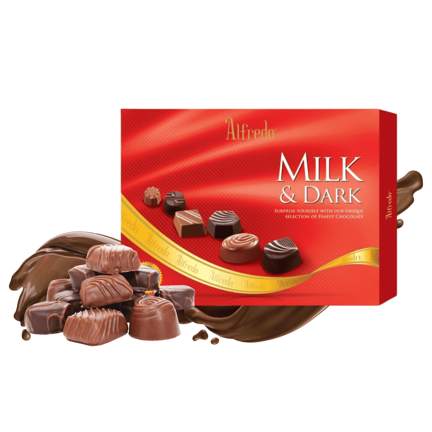 Alfredo Milk and Dark Chocolate 110G