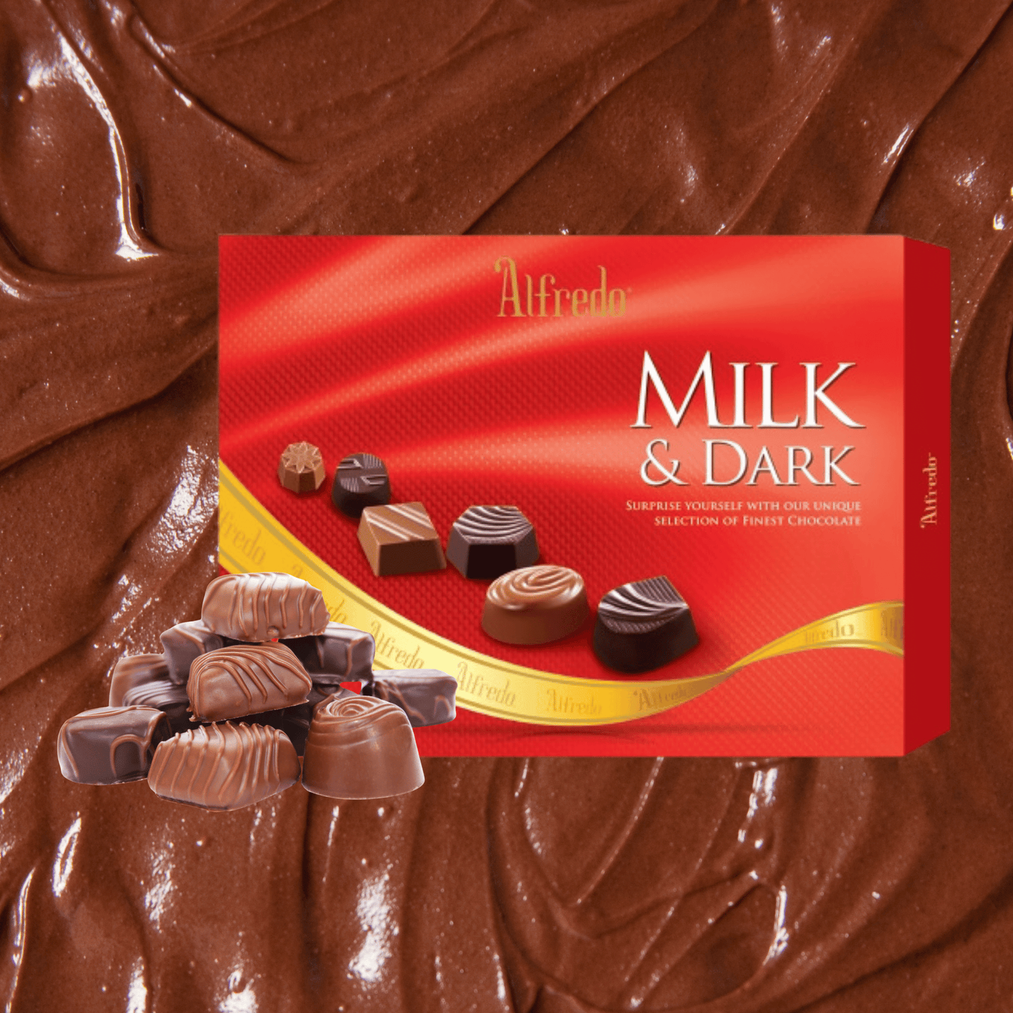 Alfredo Milk and Dark Chocolate 110G