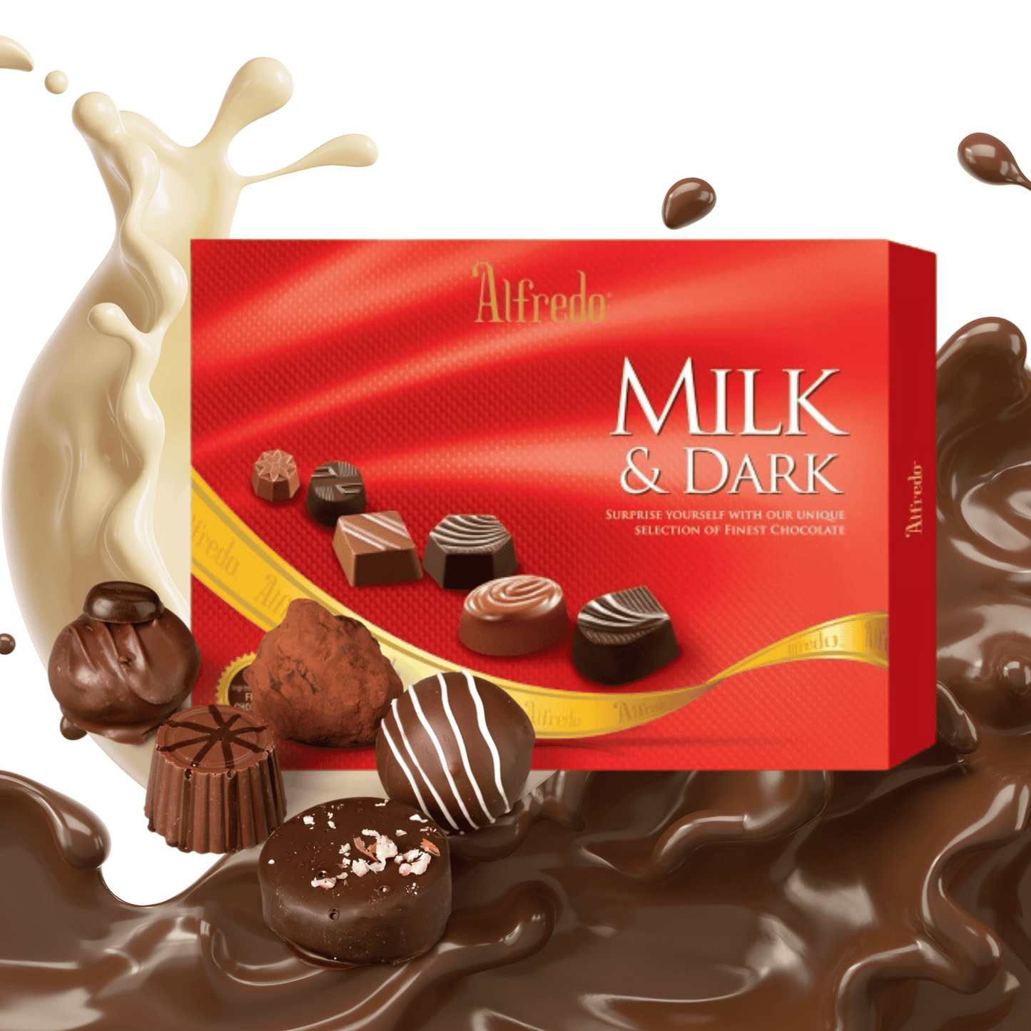 Alfredo Milk and Dark Chocolate 110G