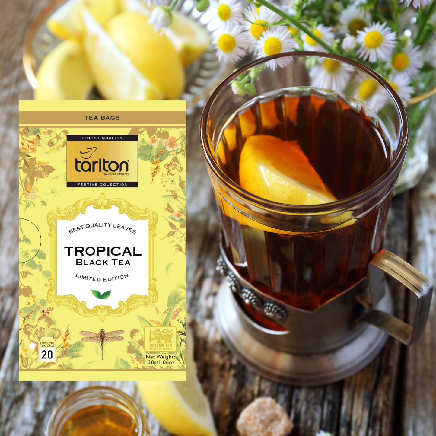 Tarlton Lemon & Honey Fruit Tea 30G