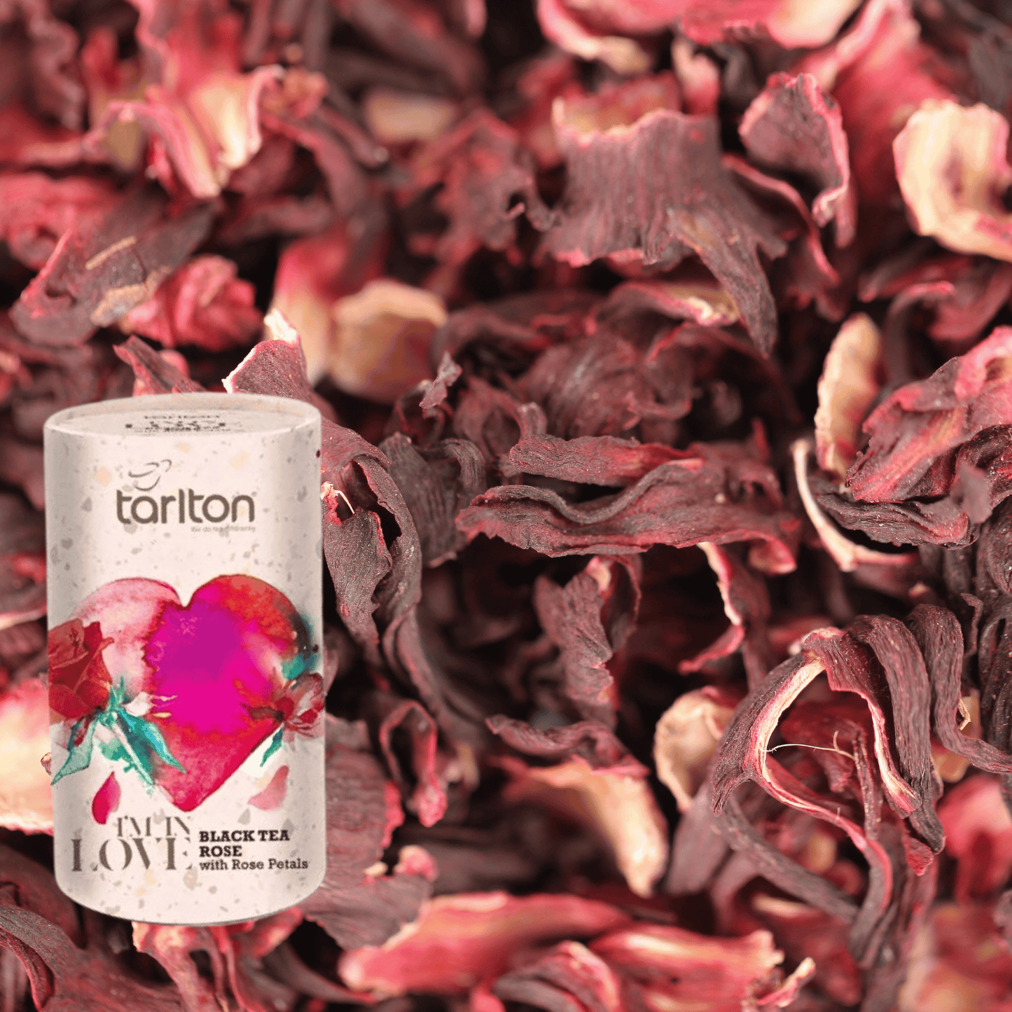Tarlton Rose Petal Black Tea 100G