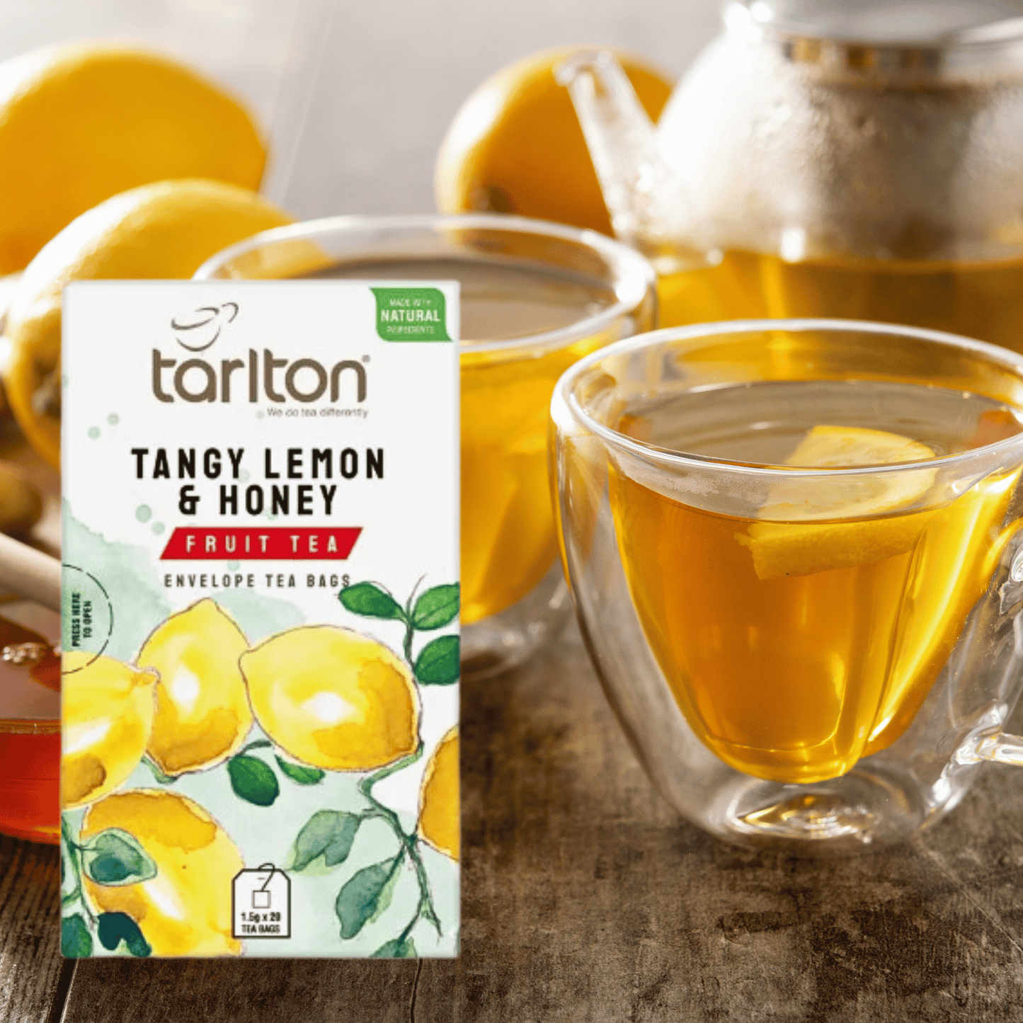 Tarlton Lemon & Honey Fruit Tea 30G