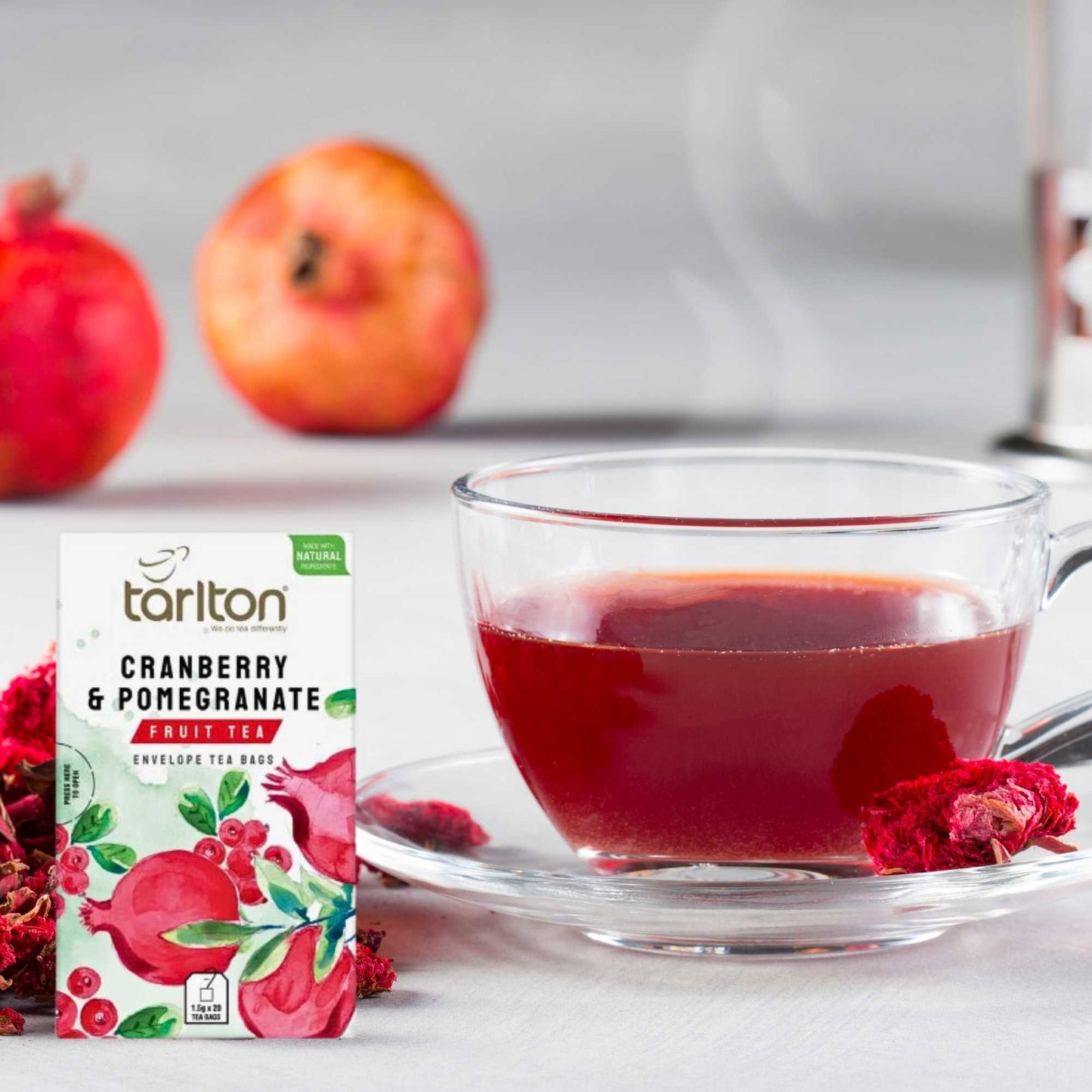 Tarlton Cranberry and Pomegranate Fruit Tea 30G