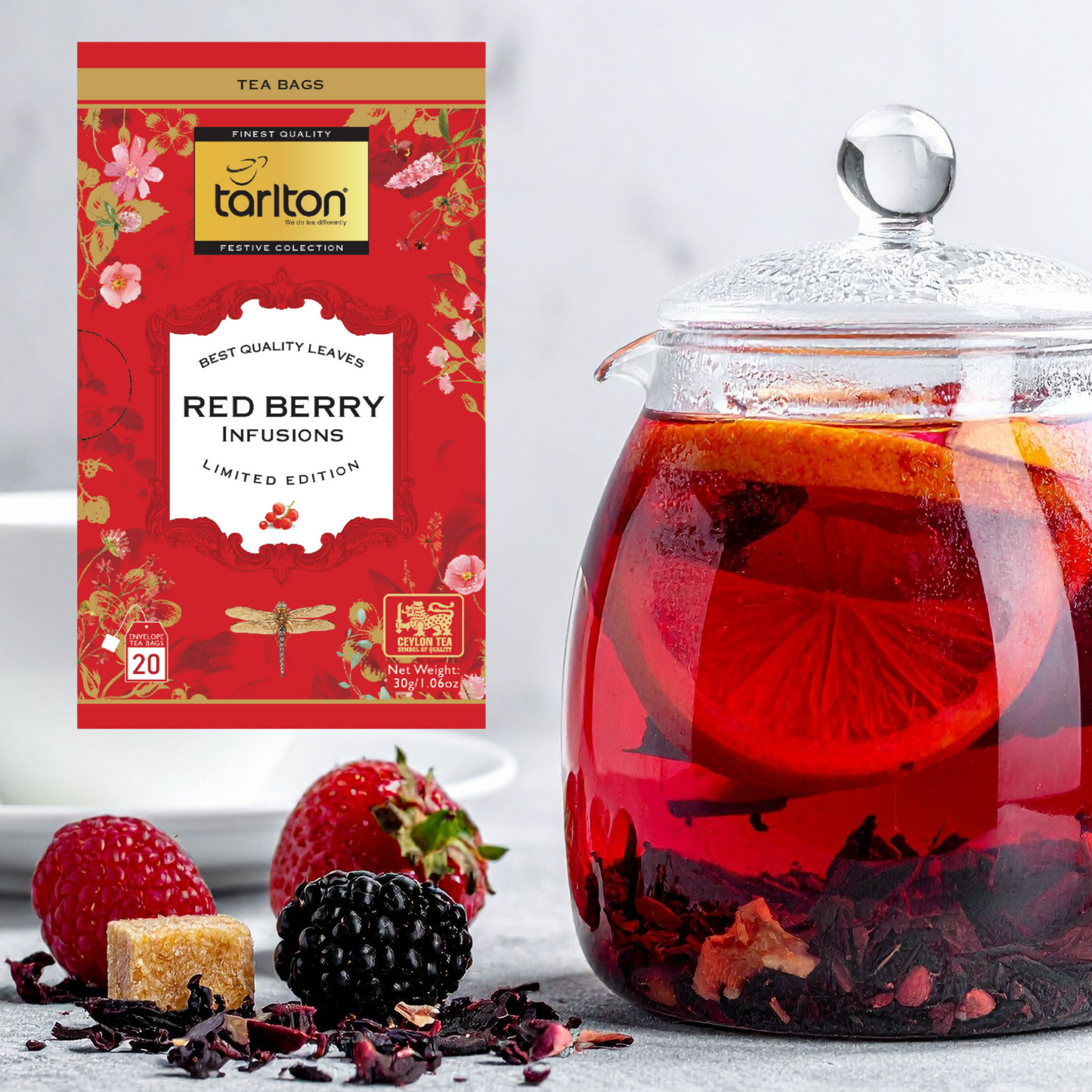 Tarlton Red Berry Fruit Tea 30G