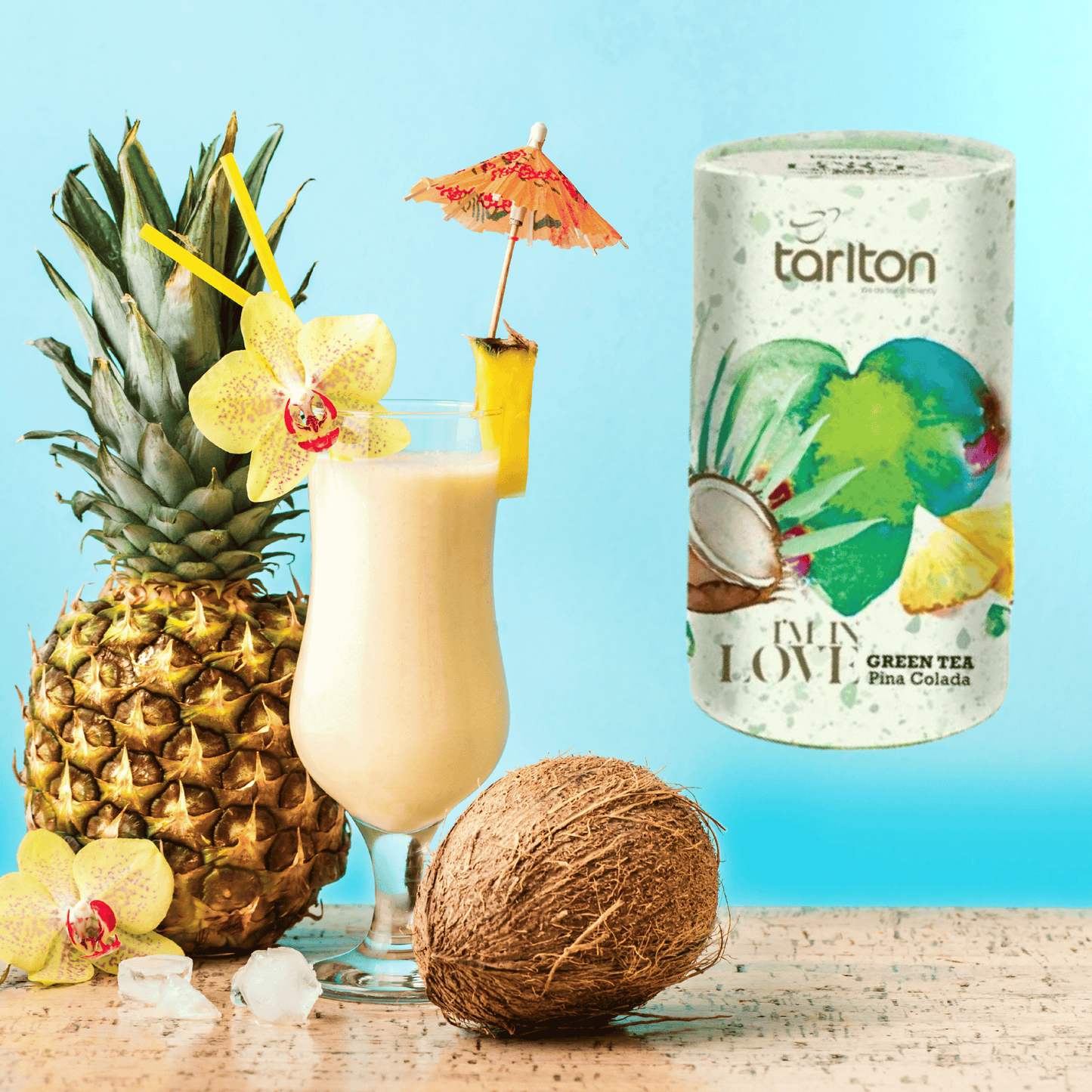 Pina Colada Tarlton Green Tea 100G