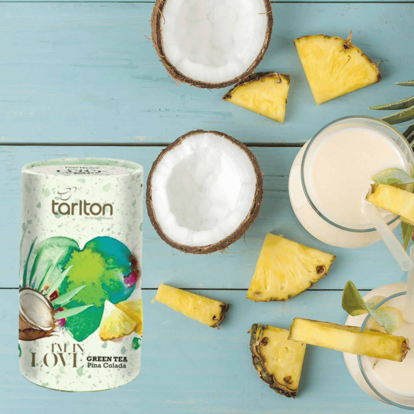 Pina Colada Tarlton Green Tea 100G